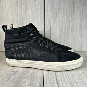 Vans Sk8-Hi 46 DX MTE Tact Black UltraCush Sneaker Boot Lace Up Shoe Mens Size 9